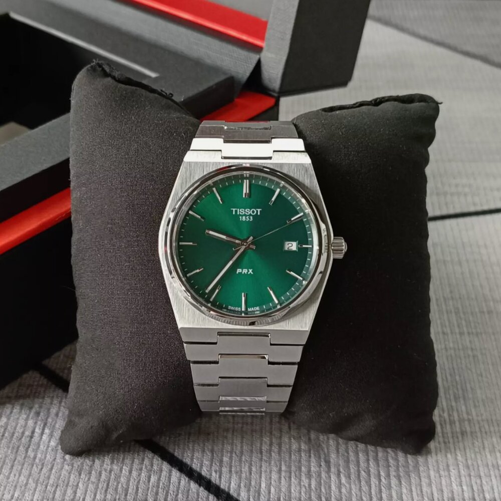 Tissot Men's Green Dial 40mm Watch New
